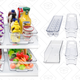 Sorbus Fridge Bins and Freezer Organizer Refrigerator Bins Stackable Storage Containers | $23 | Woot